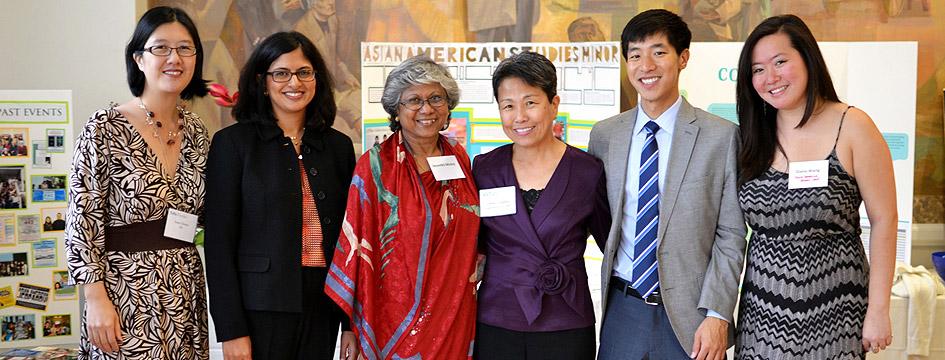 Asian American Center Director and staff