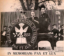 Graduation Speaker in 1969