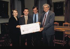 Accepting Pride on the Hill Award 2000