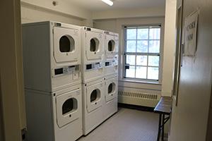Laundry room, Carmichael Hall