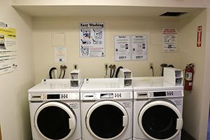 Laundry room, Hillside Apartments