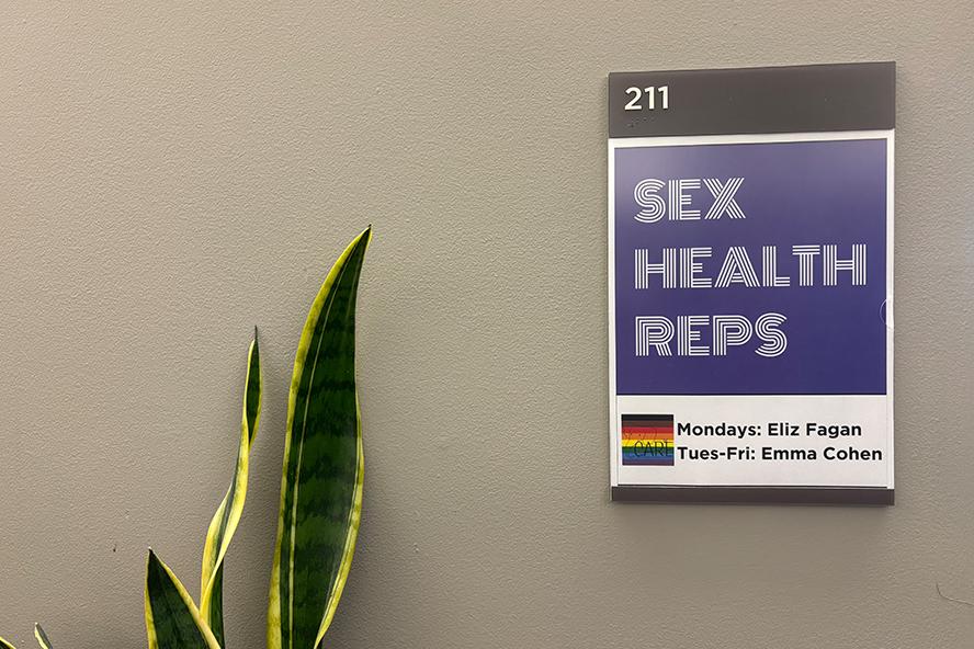 Sign outside Emma & Eliz's office