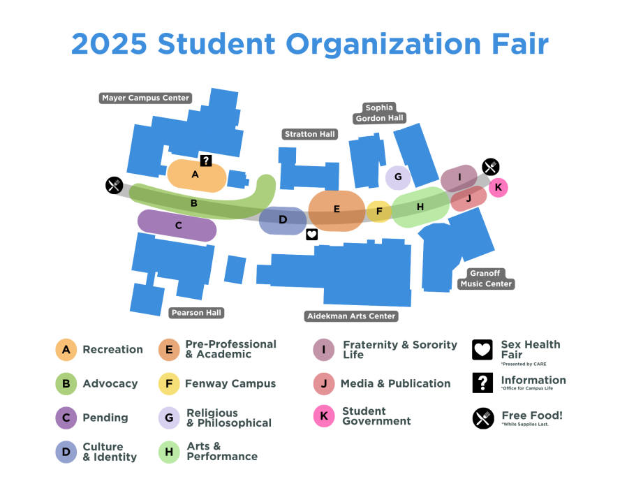 Student Organization Event Map