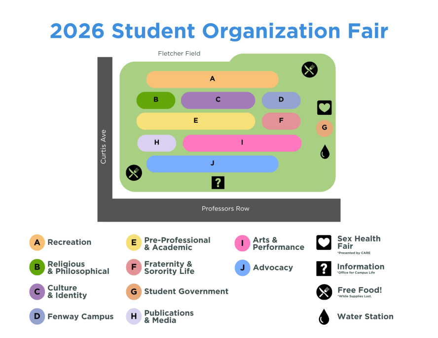 2026 Student Org Fair Event Map