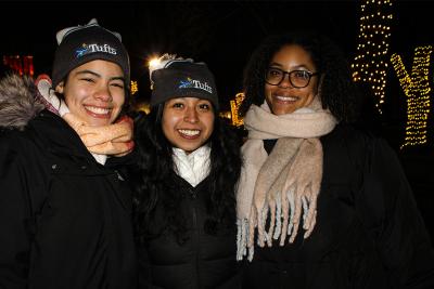 Students at Light Up the Quad
